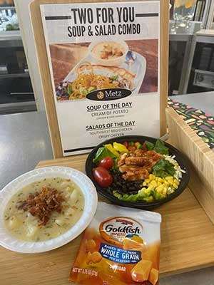 school meals - excellent food quality for local communities