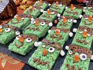 Rice Creepies (Puffed Rice Treats) 