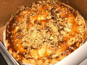 Caramel Apple Walnut pie waiting for pick up