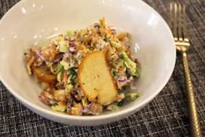 Everything Bagel Farro Salad