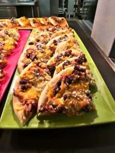 Santa Fe Pita Pizza. Metz Culinary